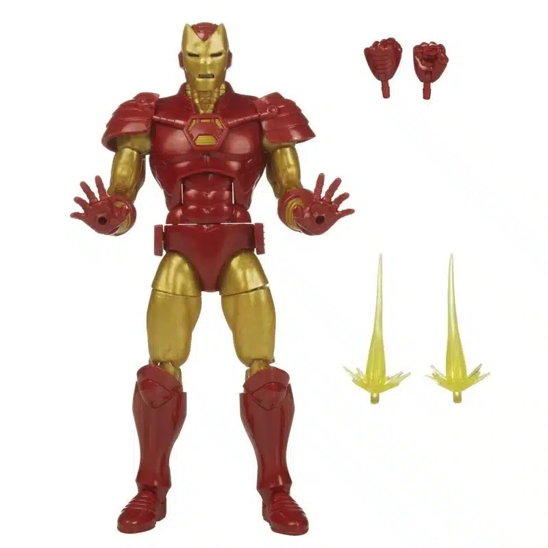 detalle iron man heroes return marvel legends