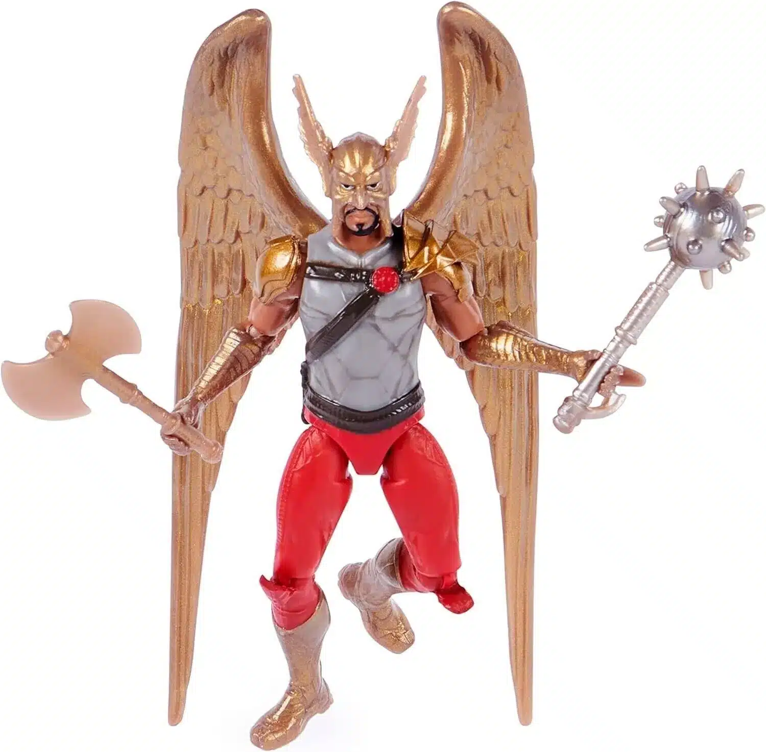 detalle hawkman black adam spin master primera edicion