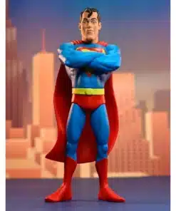 detalle superman toony comics neca arte clasico