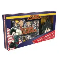 My Hero Academia Set de Cartera y Llavero Deku CYP Brands en caja regalo oficial.