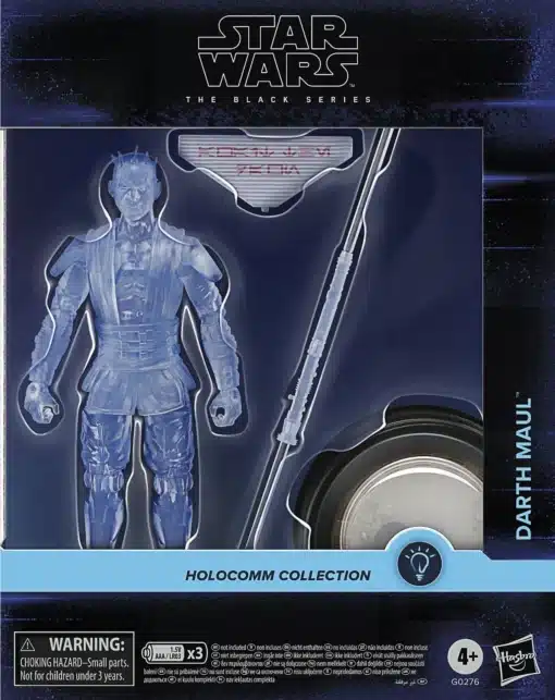 darth maul figura 15 cm holocomm collection star wars the black series