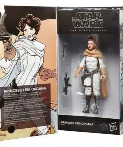 princess leia organa figura 15 cm comics edition star wars the black series