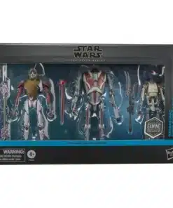 star wars black series pack 3 figuras magnaguard super battle droid battle droid frontal