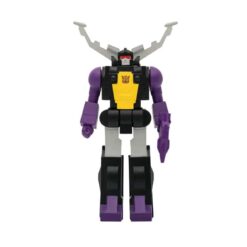 figura coleccionista shrapnel transformers reaction super7 10 cm retro decepticon oficial