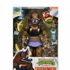 NECA Dreadmon 7 TMNT Archie Comics Mutanimals figura articulada con diseño vibrante.