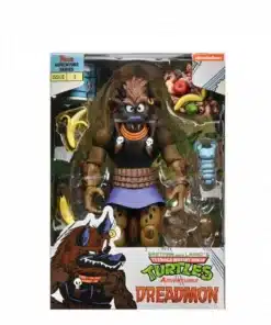 NECA Dreadmon 7 TMNT Archie Comics Mutanimals figura articulada con diseño vibrante.