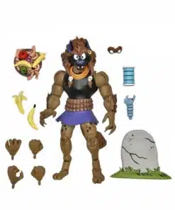 Dreadmon NECA TMNT Mutanimals figura articulada con colores intensos y acabado coleccionable.