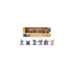 Jada Toys Disney Stitch Pack 6 Figuras Nano Metalfigs die-cast metálicas coleccionables.
