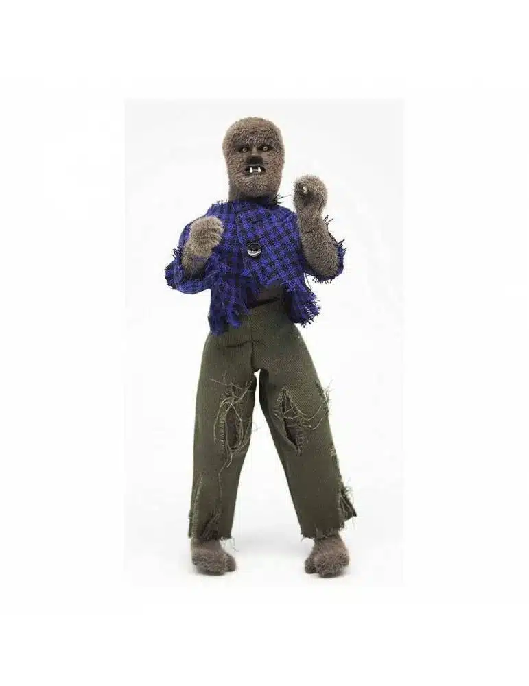 Werewolf Mego figura de 20 cm diseño clásico con ropa de tela.