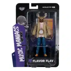 McFarlane Toys Music Maniacs Flavor Flav figura 16 cm diseño estilizado y colorido.