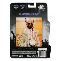 Flavor Flav McFarlane Toys Music Maniacs figura 16 cm estilo caricaturesco.