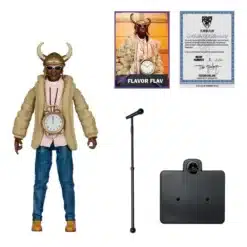 Figura Flavor Flav Music Maniacs 16 cm diseño vibrante y coleccionable.