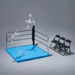 Tamashii Stage Base Escenario Ring Neutral con 3 sillas accesorio compatible con S H Figuarts.