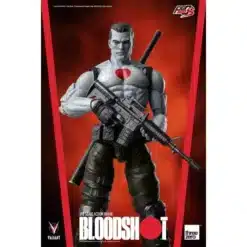 Bloodshot FigZero Valiant Threezero figura articulada estilo cómic coleccionable.
