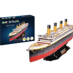 Puzzle 3D Titanic Revell maqueta de 80 cm con diseño resistente.