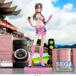 SEGA Luminasta Mari Makinami Pit Walk Evangelion Racing figura 21 cm diseño dinámico.