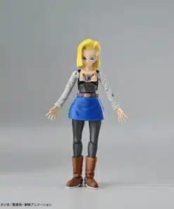 Android 18 model kit Bandai Figure-rise Standard piezas articuladas.
