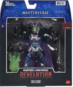 Masters of the Universe Revelation Skelegod 23 cm Mattel figura articulada con diseño imponente.