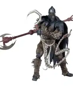 Figura Raven Spawn 18 cm McFarlane Serie 2021 estilo sombrío coleccionable.