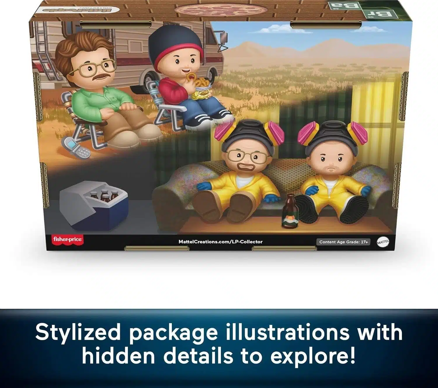 Breaking Bad figuras Little People set coleccionista edición oficial.