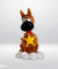 Hucha Rantanplan Plastoy 15 cm modelo decorativo en PVC.