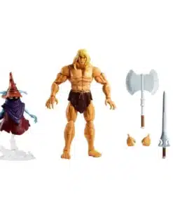 Masters of the Universe Revelation Pack Savage He-Man y Orko 18 cm diseño articulado coleccionable.