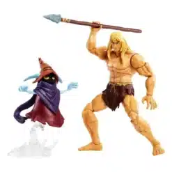 Masters of the Universe Revelation Pack Savage He-Man y Orko 18 cm figuras detalladas Masterverse.