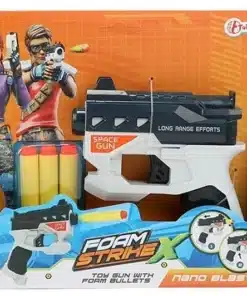 Foam Strike X Nano Blaster Pistola con Proyectiles de Espuma Toi-Toys artículo oficial.