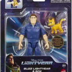 Buzz Lightyear con Sox Figura 12 cm Mattel diseño oficial Lightyear.