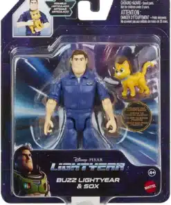 Buzz Lightyear con Sox Figura 12 cm Mattel diseño oficial Lightyear.
