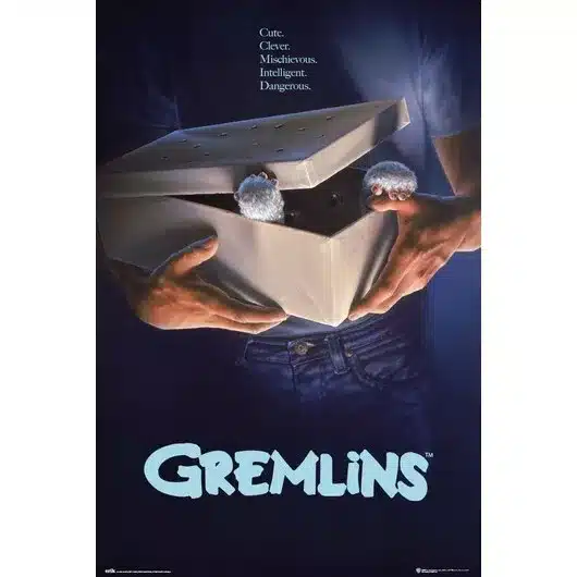 Gremlins Póster Premium 61 x 91,5 cm con cuelga póster oficial.
