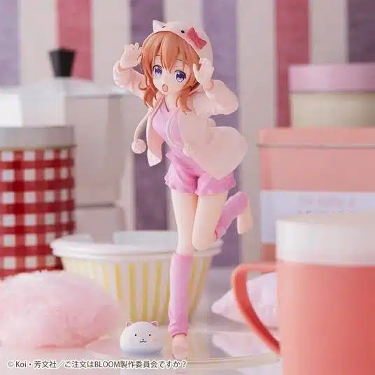 Cocoa Rabbit House Tea Party Figura Luminasta 21 cm SEGA oficial.
