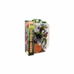 Green Goblin vs Spider-Man Diorama Marvel Select escena detallada.