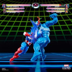 Captain America vs Venom pack doble Marvel Legends coleccionable.