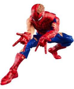 Spider-Man battle damaged figura articulada detalle.