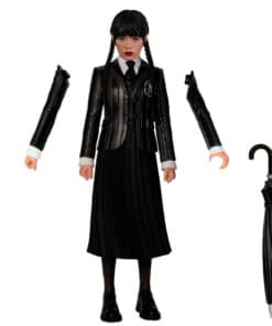 Wednesday & Enid figuras 5 Points diseño retro.