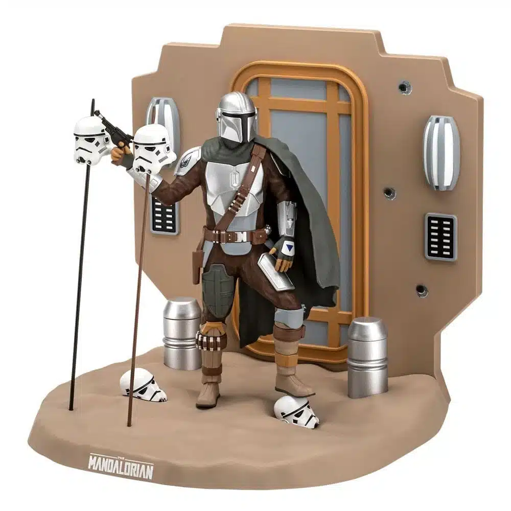 Maqueta Din Djarin The Mandalorian 1:9 Star Wars Revell ensamblada.