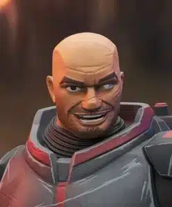 Detalle busto Wrecker 1/7 Star Wars The Clone Wars Gentle Giant con acabados premium.