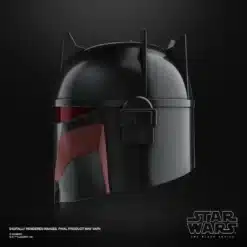 Star Wars Black Series Moff Gideon casco electrónico premium roleplay detalle coleccionable.