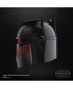 Star Wars Black Series Moff Gideon casco electrónico premium roleplay detalle coleccionable.