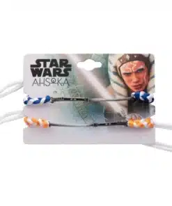 Star Wars Ahsoka Tano set de 2 pulseras sable láser accesorio coleccionable.