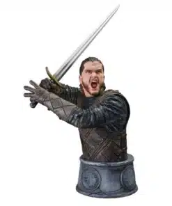 Juego de Tronos Jon Nieve busto 15 cm Batalla de los Bastardos coleccionable.
