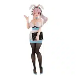 Super Sonico figura 28 cm BiCute Bunnies versión Waitress Light Blue.