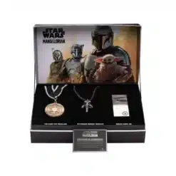 Star Wars The Mandalorian colgante Mythosaurio medalla Imperio Galáctico coleccionable.