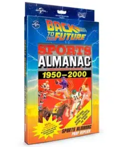 Back to the Future réplica almanaque deportivo Grays 1950–2000 coleccionable.