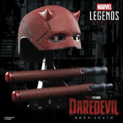 daredevil máscara y bastón réplica coleccionable