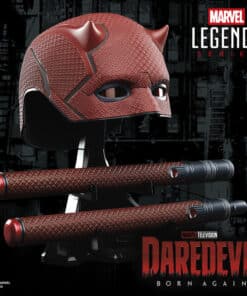 daredevil máscara y bastón réplica coleccionable