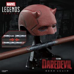 daredevil réplica premium máscara y bastón marvel legends