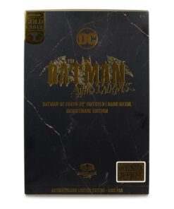 Figura Batman Dark Metal DC Multiverse inspirada en Dark Nights Metal.