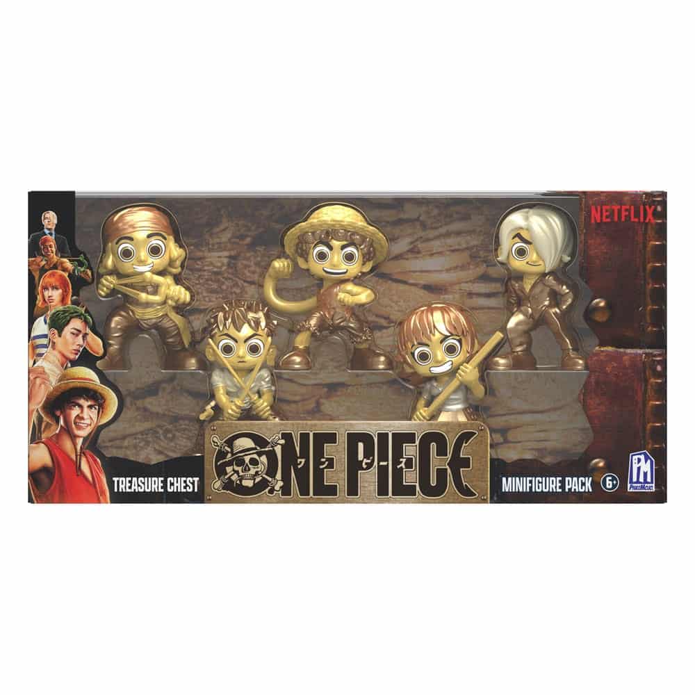 Figura One Piece minifiguras set cofre del tesoro 6,5 cm coleccionable